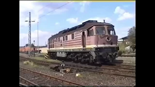 BR 232 als Bergloks in Dresden Friedrichstadt 1997 [Projekt Alte Zeiten]