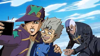 Koichi Assists Jotaro