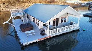 25 x 35 Floating Cabin (2 Bed/1 Bath - Approx 843/sqft) on Norris Lake TN - SOLD!