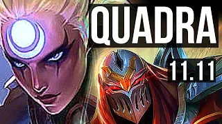 DIANA vs ZED (MID) | Quadra, 1.7M mastery, 9/2/6, 600+ games | TR Diamond | v11.11