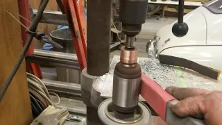 a poor man's armature lathe..