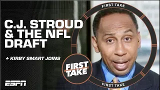 Stephen A. quizzes Kirby Smart & hypes up C.J. Stroud ahead of 2023 NFL Draft | First Take