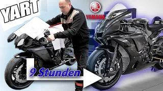 Vom Straßenmotorrad zum SUPERBIKE in 9 Stunden | YART baut mein neues Motorrad |Yamaha R1 RN65 Doku