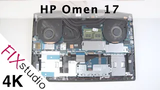 HP Omen 17 - disassemble [4k]