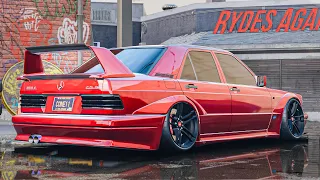 NFS Unbound - Mercedes-Benz 190E 2.5-16 Customization | Max Build S+