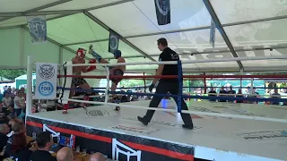 Sebastian Kuźniak vs Filip Zawłocki - Puchar Polski K1 - 86 kg Bałtów 2018 - finał 3/3