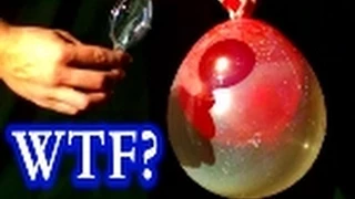 Bizarre Double Balloon Trick!! | Slow Mo Lab