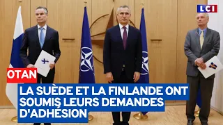 Otan : Finlande et Suède déposent leur demande