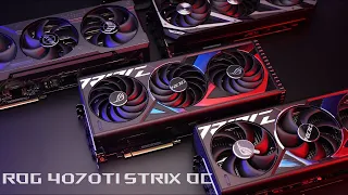 Обзор ASUS 4070 Ti ROG Strix OC