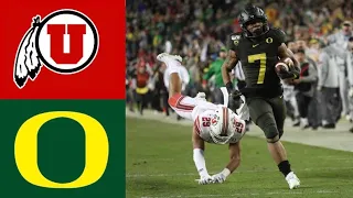 #5 Utah vs #13 Oregon 2019 Pac 12 Championship Highlights | College Football Highlights