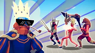 THE KING - THUG LIFE VS EVERY UNITS| TABS - Totally Accurate Battle Simulator