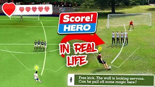 Score! Hero - IN REAL LIFE 2! (IRL Football Videogame)