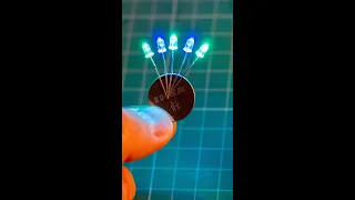 Why does the simplest LED circuit work without a resistor? #shorts