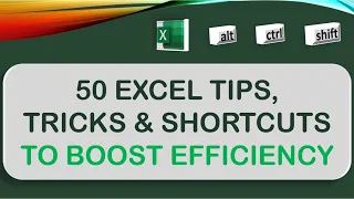 50 Excel Tips, Tricks and Shortcuts to Boost Efficiency