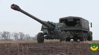 Українські артилеристи провели тренування в зоні АТО