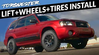 Forester XT Off-Road Build : EP5 - New Wheels, Tires, and a Lift!