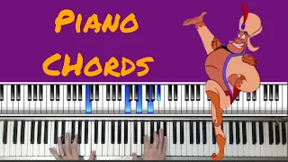 How To Play "Prince Ali" - Piano Chords - Disney's Aladdin