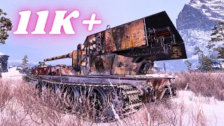 Waffenträger auf E 100  11K+ Damage 7 Kills  World of Tanks Replays