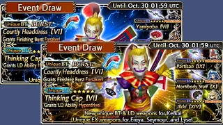 DFFOO -  Kefka Burst & LD Banner Ticket Draw Pulls