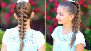 Stacked Pull-Thru Braid | Cute Girls Hairstyles