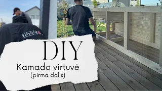 Kamado virtuvės projektas (1 dalis)