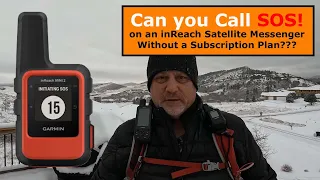 Garmin inReach SOS without a Subscription