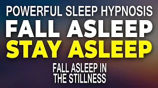 (STRONG!) Deep Sleep Meditation and Guided Hypnosis to Fall Asleep | Dark Screen