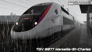 TGV 9877 Marseille-St-Charles - LGV Méditerranée - TGV Duplex - Train Sim World 2