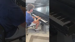 Robert Walker playing piano, FSU Student Union, Aug 23, 2023