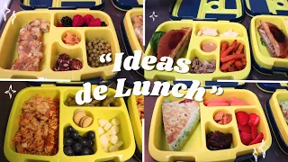 Ideas de lunch para la escuela / Menú fácil y saludable para los niños