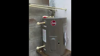 Instalación de boiler eléctrico rheem 110volts con tubería en cpvc