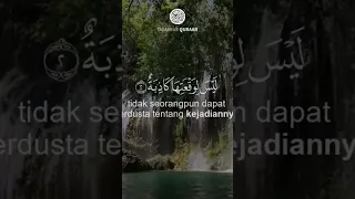 Bagaimana gambaran kejadian hari kiamat berdasarkan Surah Al Waqiah?