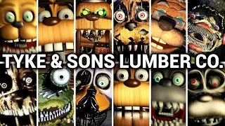 Tyke and Sons Lumber Co. All Jumpscares (Complete)