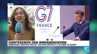 Conférence des ambassadeurs : Macron reçoit les diplomates à l'Élysée