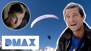Bear Grylls Remembers The 1st Time That He Paraglided Over The Summit | Bear Grylls: Man Vs Everest