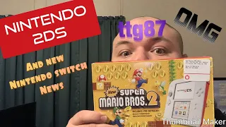 Nintendo 2DS unboxing and Nintendo switch lite News