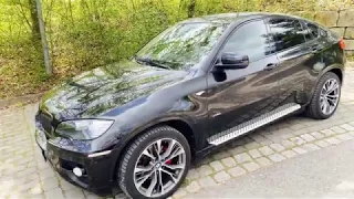 BMW X6 2009 3.5xd 286PS Exterior Interior and Sound Rewiew