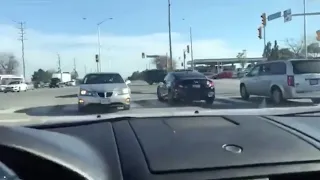 Idiot Driving BACKWARDS On The Highway