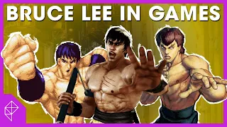 Bruce Lee is fighting games