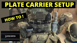 HOW TO SET UP A PLATE CARRIER !
