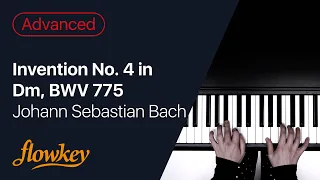 Invention No. 4 in Dm, BWV 775 - Johann Sebastian Bach (Piano Tutorial)