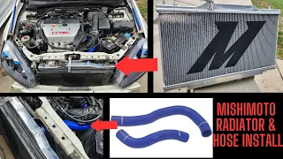 Full Guide on Installing Mishimoto Coolant Radiator and Hose on an Acura RSX Type S