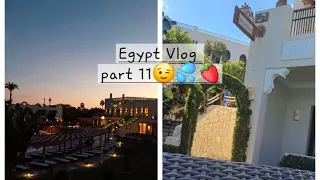 Egypt Vlog part 11😁Продолжаем обсуждать плюсы и минусы 😜Наш последний вечер 🍒🍉🍐Sunrise Arabian Beach