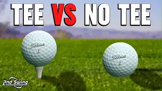 Golf Iron Shots Off The Tee vs Off The Turf