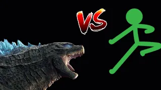 Legendary Godzilla VS ThE kInG oF sTkNdS (Stick nodes) (No sound)