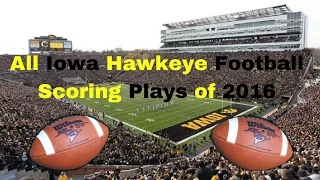 All Iowa Hawkeye Football Scoring Plays (2016 - 2017)