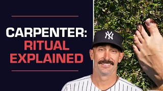 Matt Carpenter's "grounding" ritual explained