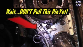 How to Replace A Broken Timing Chain Pontiac Sunfire 2 2L PT. 5 Timing Chain & Guide Installation