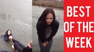 Girl Falls In Water Twice and other fails. The best fails. January. Week 4.