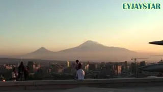 Panorama of Mount Ararat. Yerevan, Armenia.